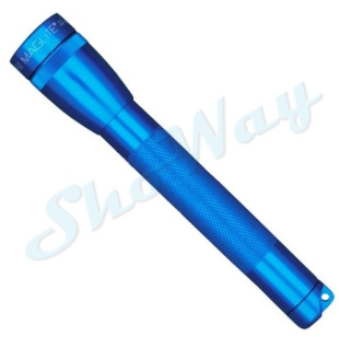 Фонарь MAGLITE Mini, 2АА, с чехлом, синий