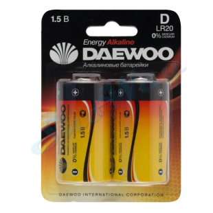 Батарейка DAEWOO LR20 1 шт.