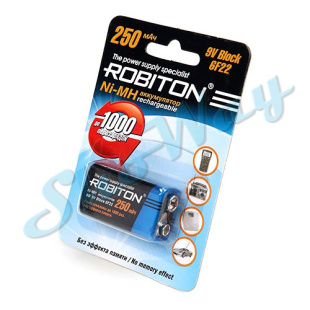 Аккумулятор Robiton HR22 250 мАч 1 шт.