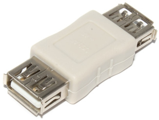 Переходник USB A "мама" - USB A "мама"