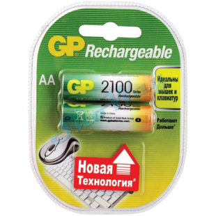 Аккумулятор GP HR6 2100 мАч 1 шт.