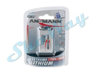Батарейка ANSMANN EXTREME LITHIUM ER9V 1 шт.