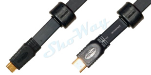 Кабель цифровой Plastic Gold mini HDMI "папа" - HDMI "папа" шлейф FF 3 м
