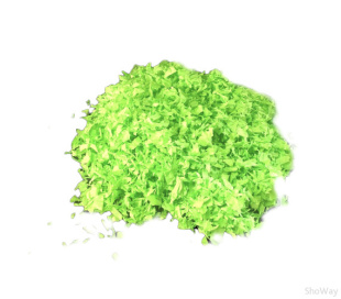 Бумажное конфетти "Попкорн" светло-зеленое 500гр