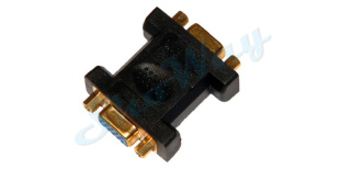 Переходник Plastic Gold VGA "мама" - VGA "мама"