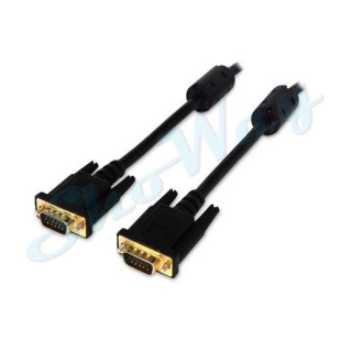 Кабель компьютерный Gold VGA "папа" - VGA "папа" D5.3мм FF 5 м