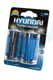 Батарейка D HYUNDAI POWER ALKALINE LR20 1 шт.