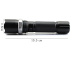 Ручной светодиодный фонарь Flashlight Black 380LM ZOOM