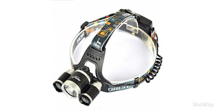 Мощный налобный фонарь Boruit RJ-6000