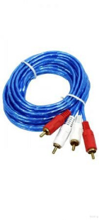 Кабель Plastic Gold S 2xRCA "папа" - 2xRCA "папа" 10.0 м