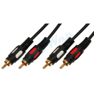 Кабель Plastic Gold 2xRCA "папа" - 2xRCA "папа" 7.0 м