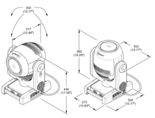 Вращающаяся голова Clay Paky Axcor Beam 300