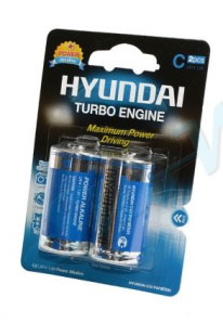 Батарейка HYUNDAI POWER ALKALINE LR14 1 шт.