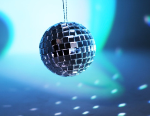 Зеркальный диско шар диаметр 5 см