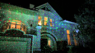 Уличная новогодняя лазерная установка PartyMaker Garden RGB Music