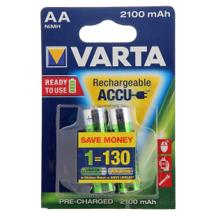 Аккумулятор VARTA AA 2100mAh 1 шт.