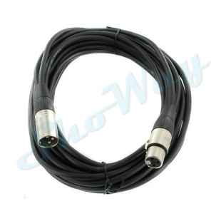 Кабель DMX 512 XLR "папа" - XLR "мама" 6 м