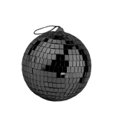 Зеркальный диско шар PartyMaker диаметр 10 см черный
