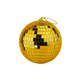Зеркальный диско шар PartyMaker диаметр 3 см золотой