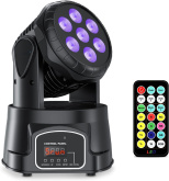 Вращающаяся голова PartyMaker 7x10w RGBW 4в1 с пультом управлени